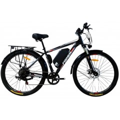Велосипед ST 29" Corso FISHER 48V 15Ah 500W 2025 чорно-червоний