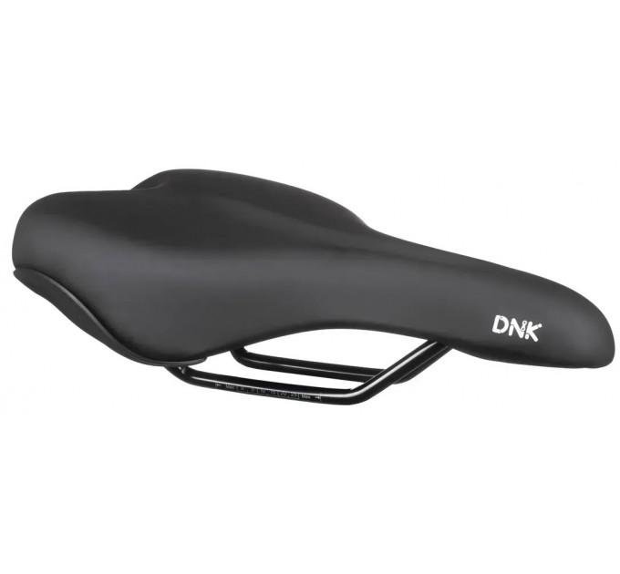 Сідло DNK Base 40, сталеві рамки, 260x180 мм, чорний