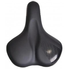 Сідло ONRIDE Glee, сталеві рамки, 265х190 мм, з ручкою, чорний