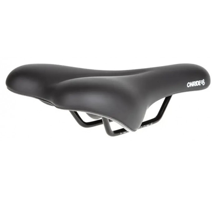 Сідло ONRIDE Nap, сталеві рамки, 272x155 мм, чорний