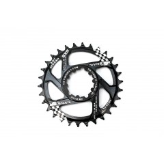Зірка-неспадайка SNAIL до шатуна NW AL 32T GXP (SRAM) offset 6mm,чорний