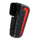 Мигалка задняя Moon Cerberus 150 люмен, встроенный аккум, USB TYPE-C кабель, черная