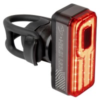 Задняя блимавка Moon Helix Lite 100 люмен, встроенный аккумулятор, кабель USB TYPE-C, серая