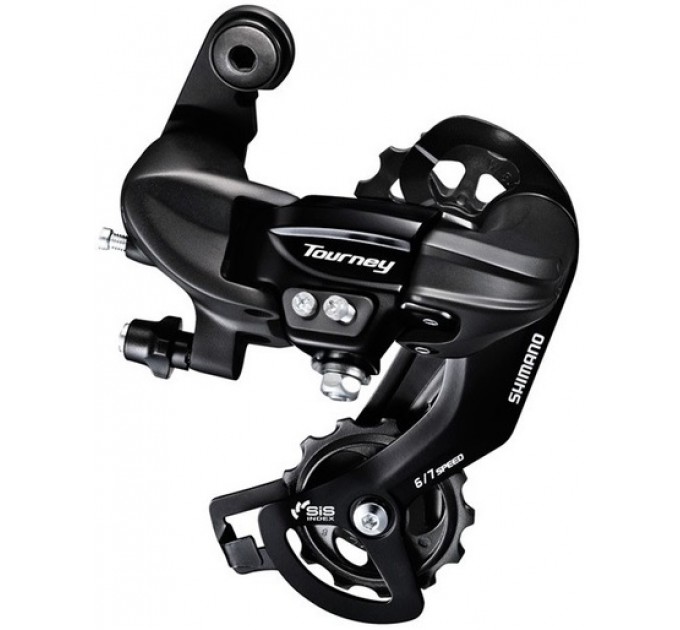 Перемикач задній SHIMANO TY-300 індекс. 7-к під болт чорний