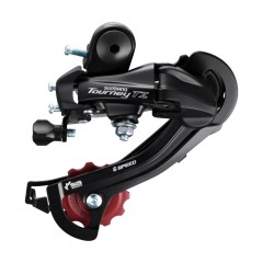 Перемикач задній SHIMANO RD-TZ500 7-шв.,інд. на змiнний гак dropout