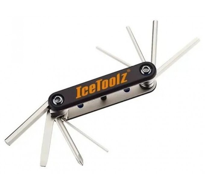Ключ ICE TOOLZ 92A1 складаний 8 функцій Ключ ICE TOOLZ 92A1 складаний 8 функцій