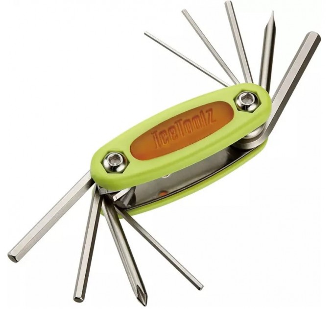 Ключ ICE TOOLZ 97A3 складной 8 инструментов Mighty 8 Ключ ICE TOOLZ 97A3 складной 8 инструментов Mighty 8