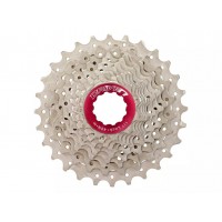 Кассета инд. 10-k 11-25T SUN RACE RX алюминиевый паук, локринг и спейсеры, Metallic Silver