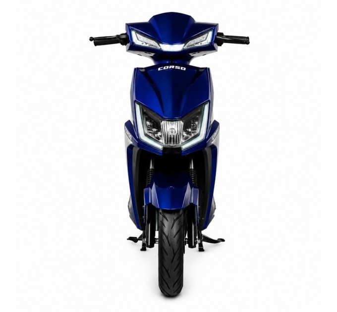 Велосипед 12"/10" Corso Fire 72V 32Ah 1800W 2026 синій