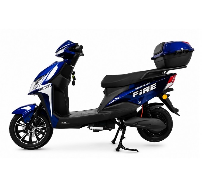 Велосипед 12"/10" Corso Fire 72V 32Ah 1800W 2026 синій