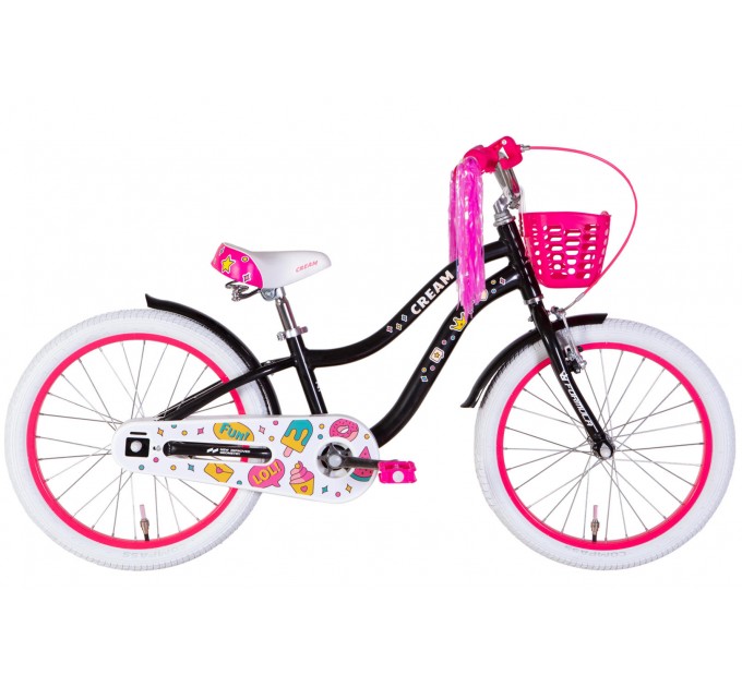 Велосипед AL 20" Formula Kid CREAM BH 2026 чорний з рожевим