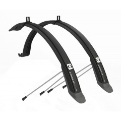 Комплект крил 28" SIMPLA Ubiquit SDS 45mm, з бризковиками, чорні