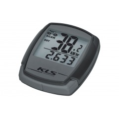 Велокомп'ютер дротовий KLS Digit 9-функцій, сірий