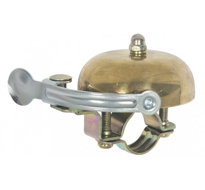 Дзвінок KLS Bang 70 латунний, металічне кріплення, золотистий