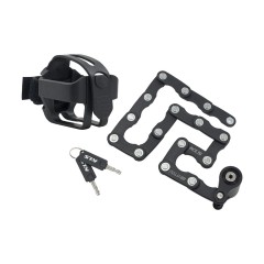 Замок сегментний KLS Fold 70 під ключ 3х640 мм чорний