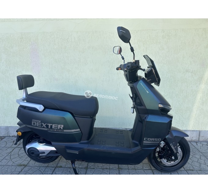 Велосипед 12" Corso Dexter 72V 35Ah 2000W 2026 сіро-зелений