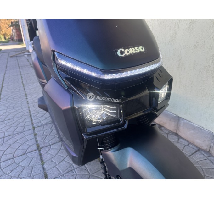 Велосипед 12" Corso Dexter 72V 35Ah 2000W 2026 сіро-зелений
