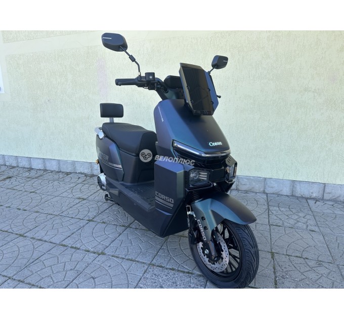 Велосипед 12" Corso Dexter 72V 35Ah 2000W 2026 сіро-зелений