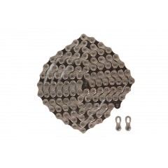 Цепь 10ск. 112зв. gray YBN c замком