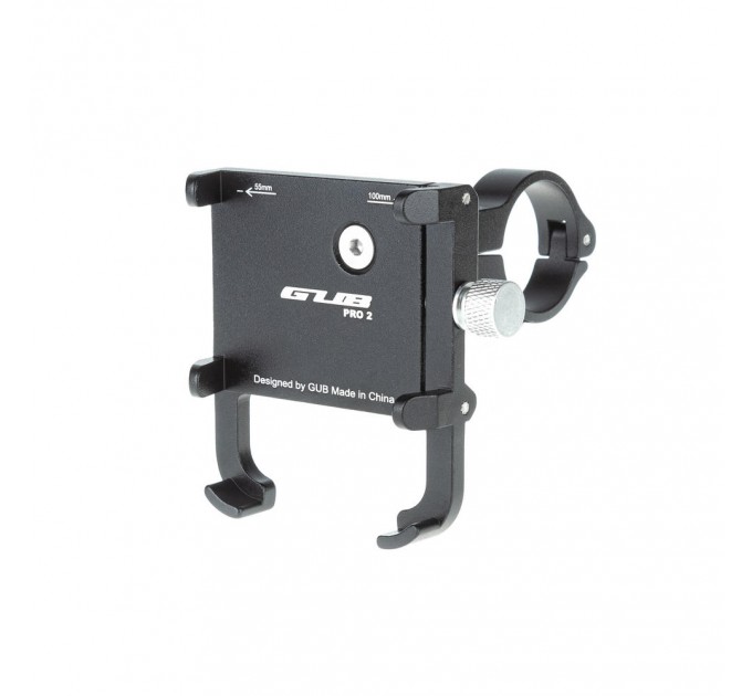 Тримач гаджета GUB PRO 2 на кермо велосипеда, чорний, з шістьма кігтями