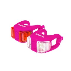 Комплект світла ONRIDE силіконовий Dual рожевий