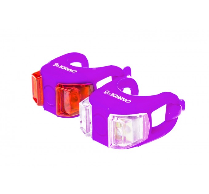 Комплект світла ONRIDE силіконовий Dual фіолетовий