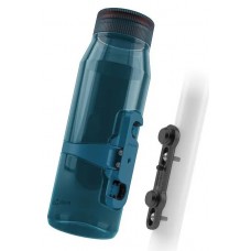 Фляга с коннектором и базой FIDLOCK TWIST bottle 700 мл., прозрачный / синий