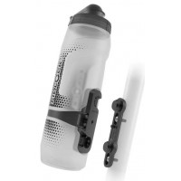 Фляга с коннектором и базой FIDLOCK TWIST bottle 800 мл., прозрачный / белый