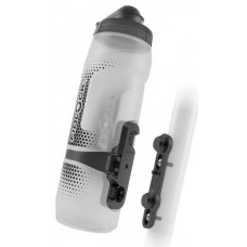 Фляга с коннектором и базой FIDLOCK TWIST bottle 800 мл., прозрачный / белый