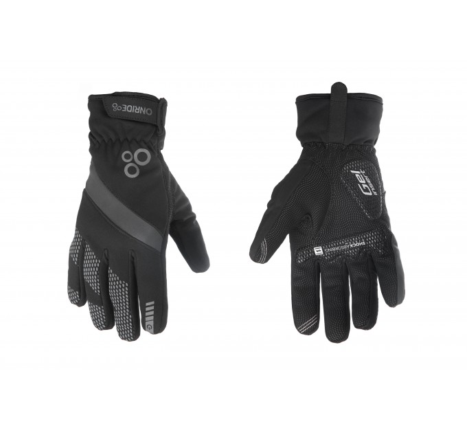 Рукавички ONRIDE Ardor, зимові, M, чорний