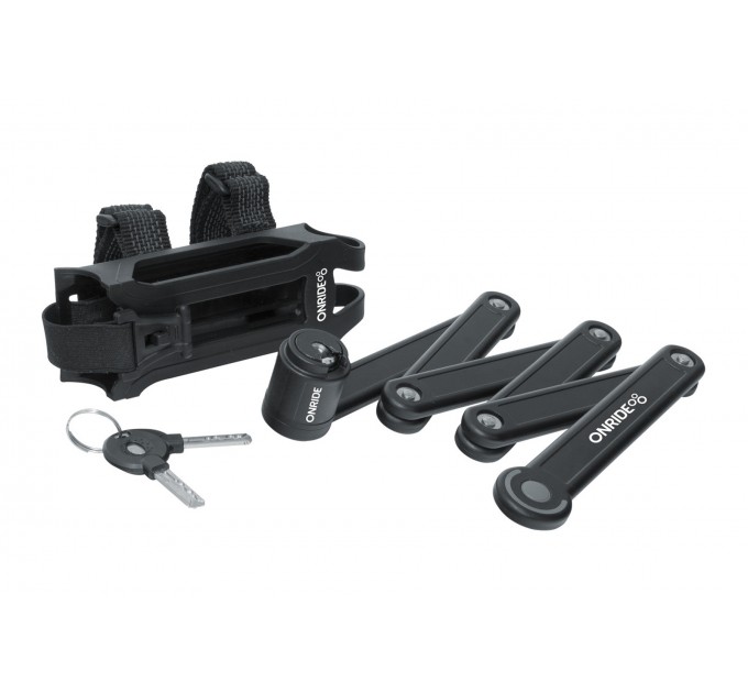 Замок фолдінговий ONRIDE Bit чорний