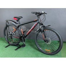 Велосипед 26" Avanti PREMIER 2024 черный с оранжевым