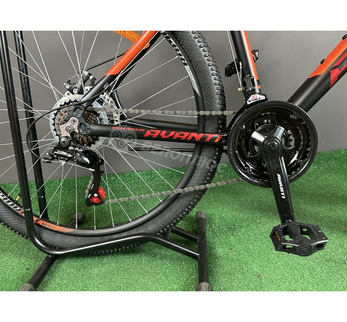 Велосипед 26" Avanti PREMIER 2024 черный с оранжевым.