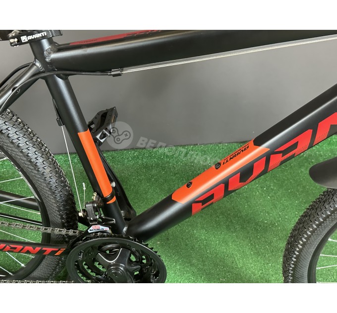 Велосипед 26" Avanti PREMIER 2024 черный с оранжевым.