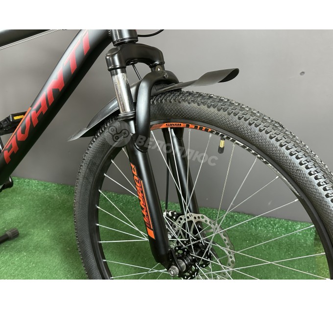 Велосипед 26" Avanti PREMIER 2024 черный с оранжевым.