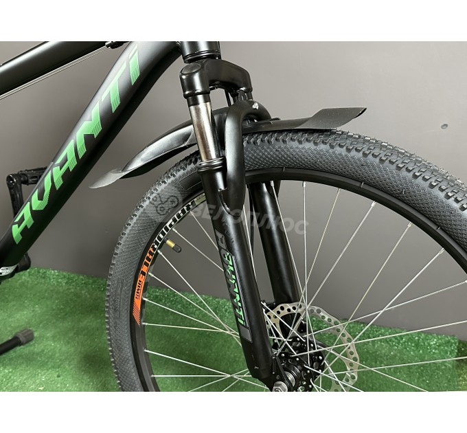 Велосипед 26" Avanti PREMIER 2024 черный с зеленым
