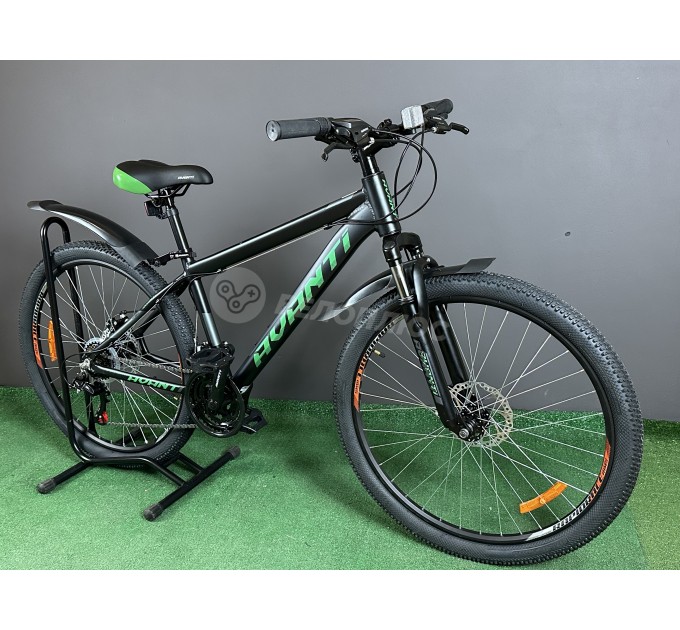 Велосипед 26" Avanti PREMIER 2024 черный с зеленым