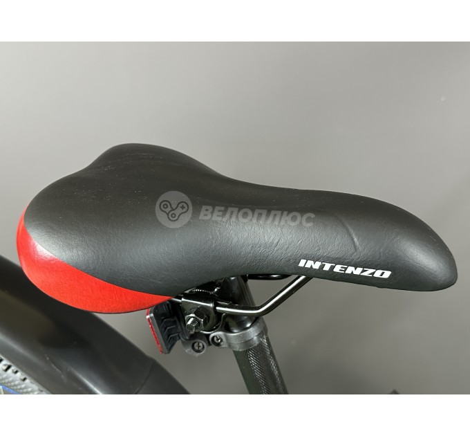 Велосипед 24" Intenzo FORSAGE DISK 2024 черный с красным и синим