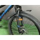 Велосипед 24" Intenzo FORSAGE DISK 2024 чорний з червоним і синім
