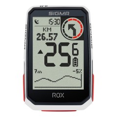 Велокомп'ютер бездротовий ROX 4.0 White Sigma Sport, білий