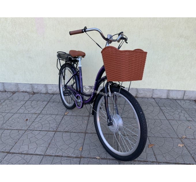 Велосипед ST 26" Dorozhnik eAQUAMARINE BH 36V 13Ah 500W 2026 темно-фіолетовий