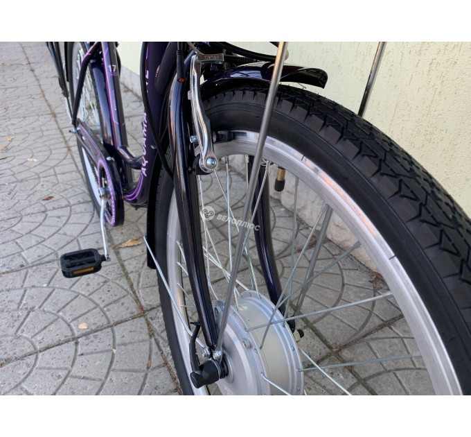 Велосипед ST 26" Dorozhnik eAQUAMARINE BH 36V 13Ah 500W 2026 темно-фіолетовий