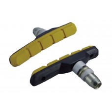 Тормозные колодки Alligator VB-610 для V-Brake, 72 мм, черно-желтые