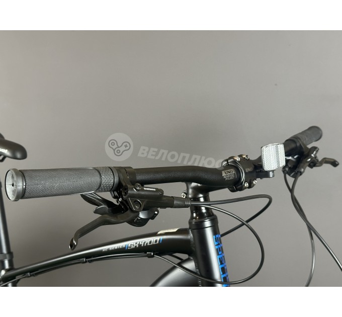 Велосипед 27,5" Spelli SX-4700 2025 черно-серый с синим