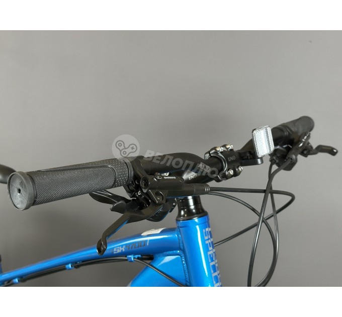 Велосипед 26" Spelli SX-4700 2025 синий с серым