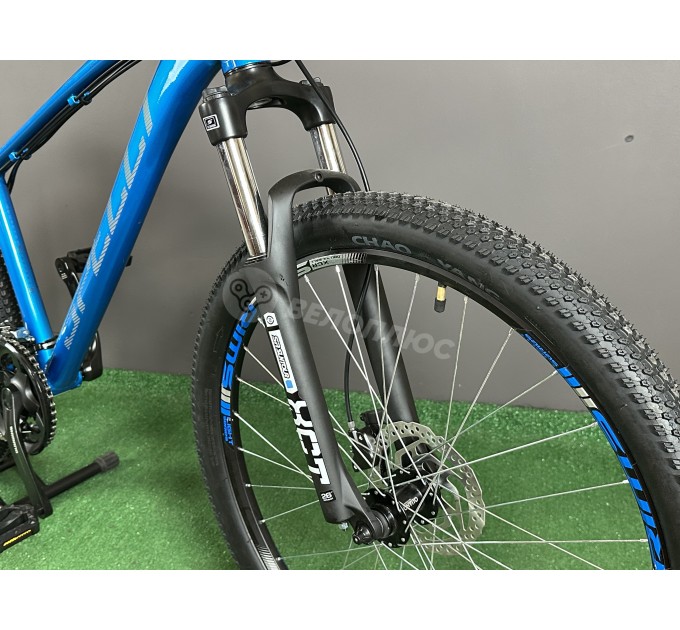 Велосипед 26" Spelli SX-4700 2025 синий с серым