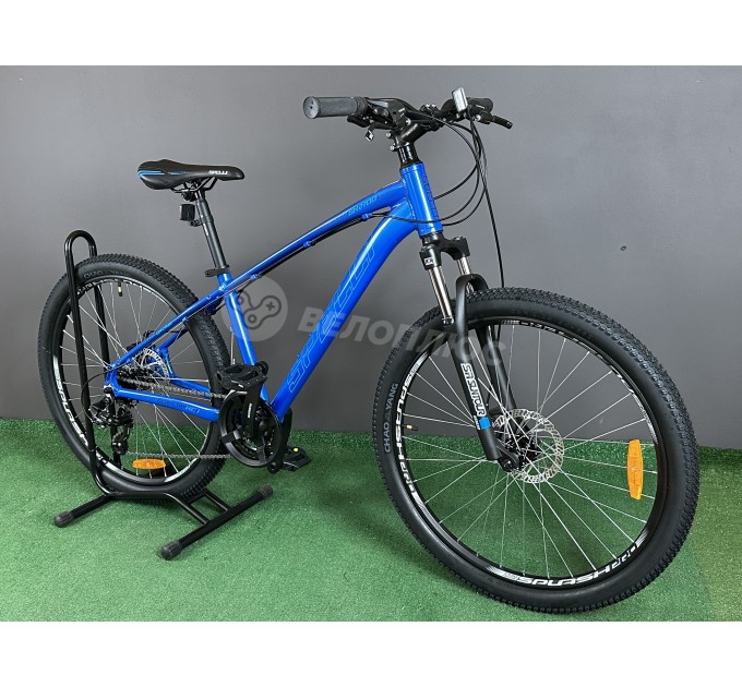 Велосипед 26" Spelli SX-2700 2025 темно-синій з сірим