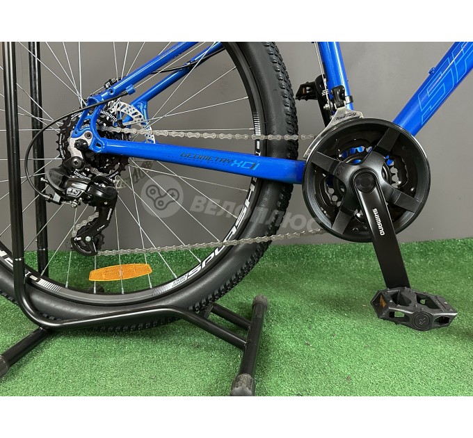 Велосипед 26" Spelli SX-2700 2025 темно-синій з сірим