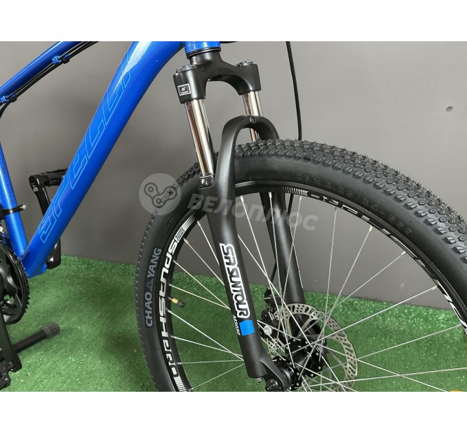 Велосипед 26" Spelli SX-2700 2025 темно-синій з сірим