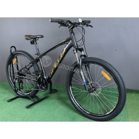 Велосипед 26" Spelli SX-2700 2025 темно-серый с желтым